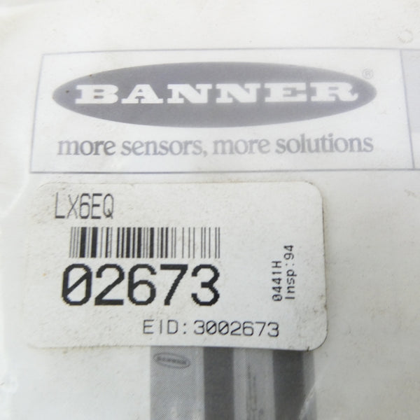 BANNER ENGINEERING LX6EQ 02673 NSMP