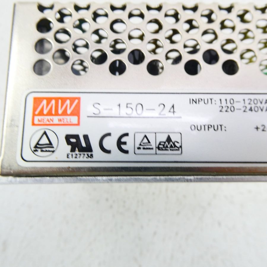 MEAN WELL S-150-24 110-120/220-240VAC 1.6/3.2A NSNP