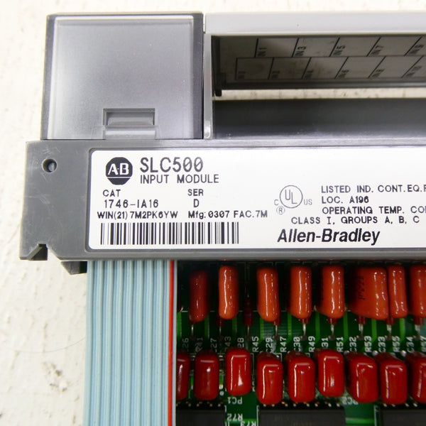 ALLEN BRADLEY 1746-IA16 SER. D 85-132VAC NSNP