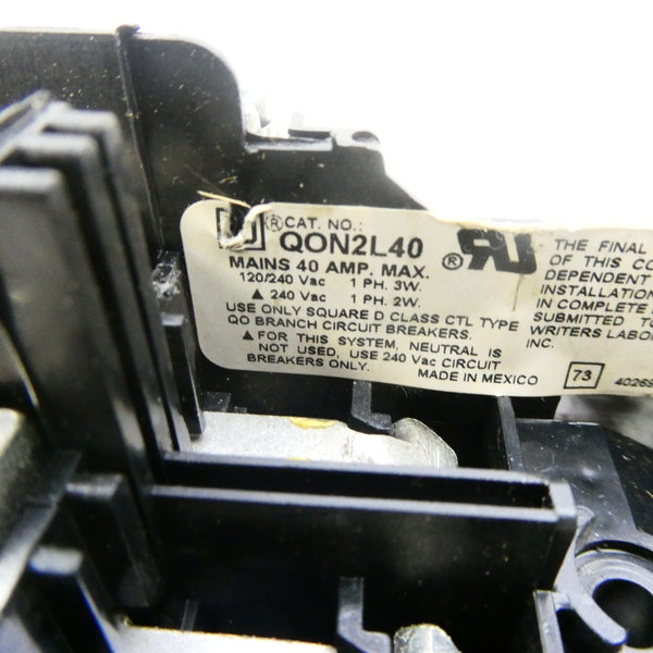 SQUARE D QON2L40 120/240VAC 40A NSNP