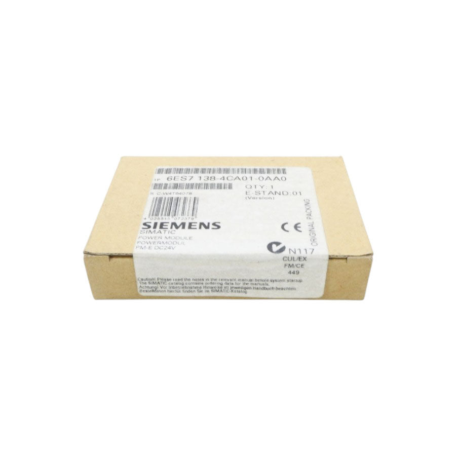 SIEMENS 6ES7138-4CA01-0AA0 24VDC NSFS