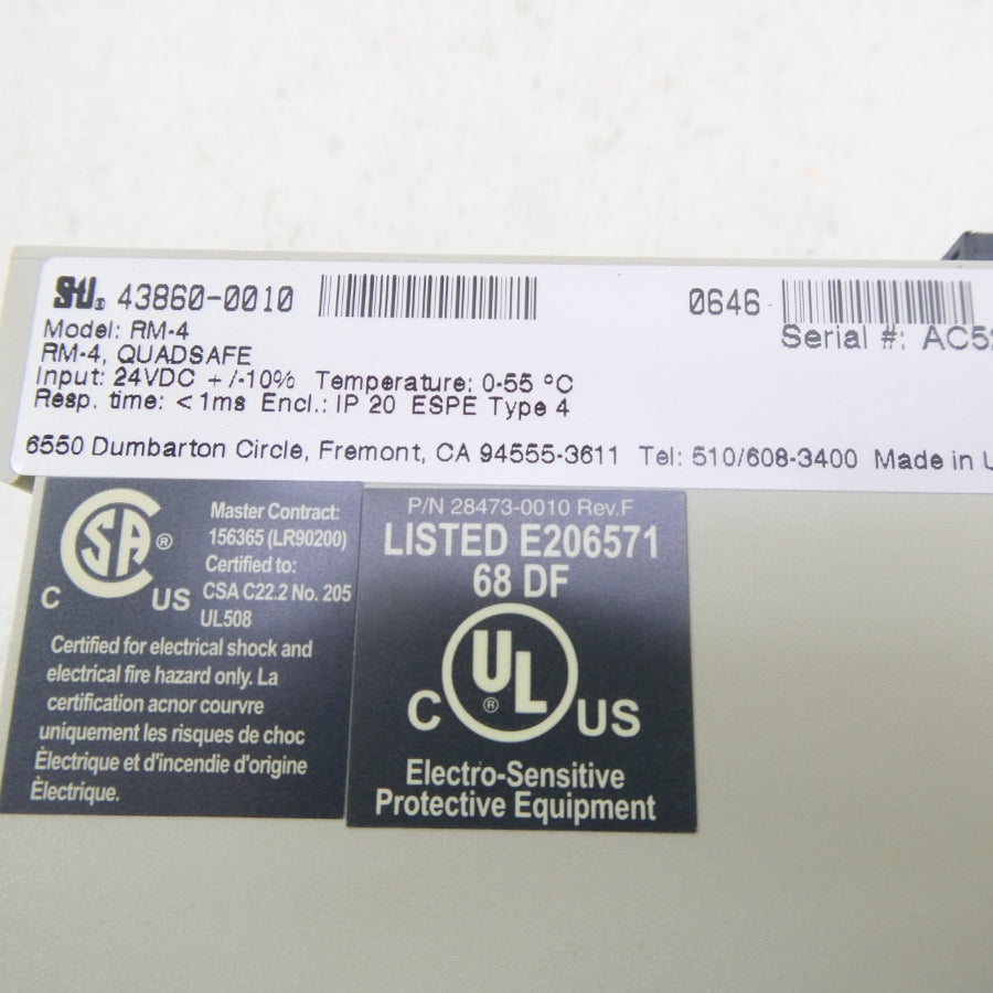 STI 43860-0010 RM-4 24VDC NSMP