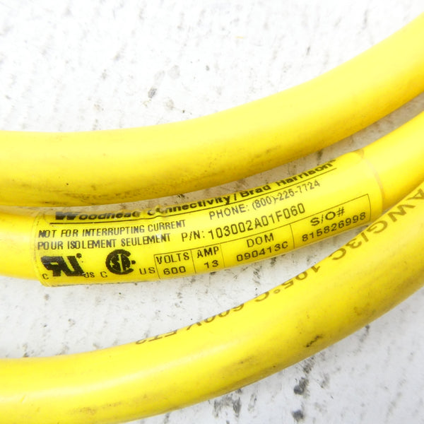 DANIEL WOODHEAD 103002A01F060 600V 13A NSNP