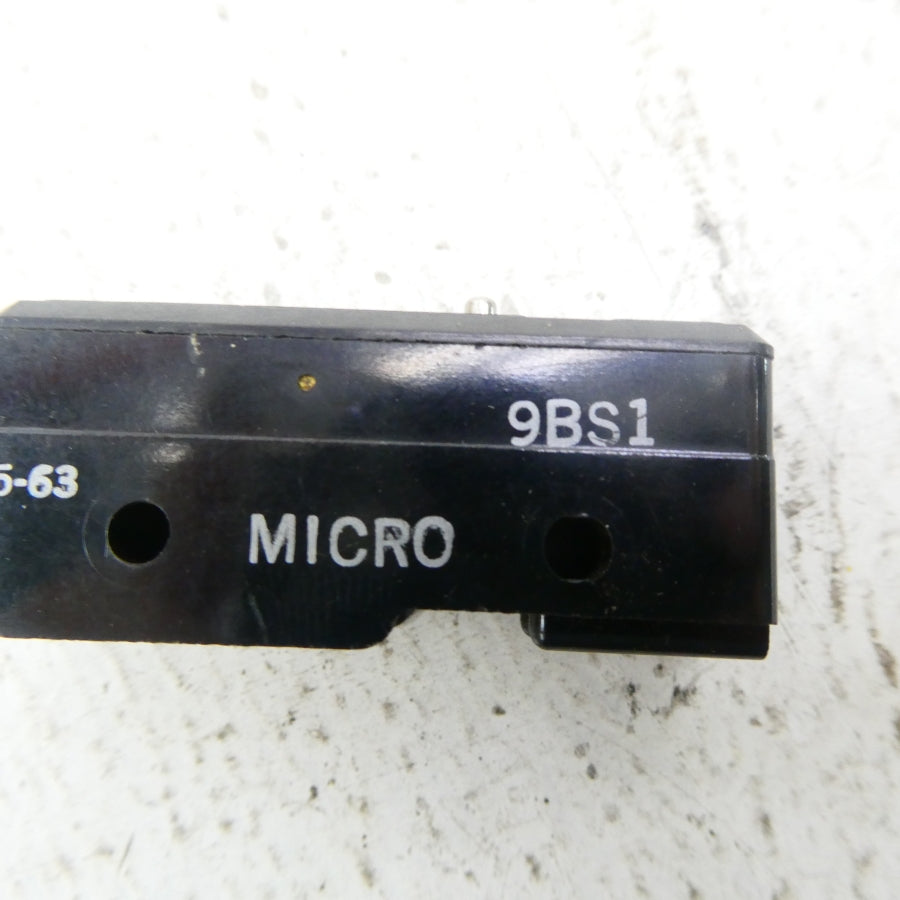 MICRO SWITCH 9BS1 250VAC 10A NSNP