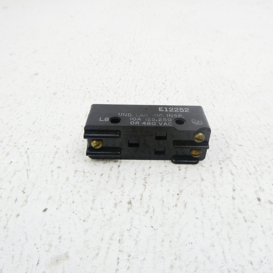 MICRO SWITCH E12252 480VAC 10A NSNP