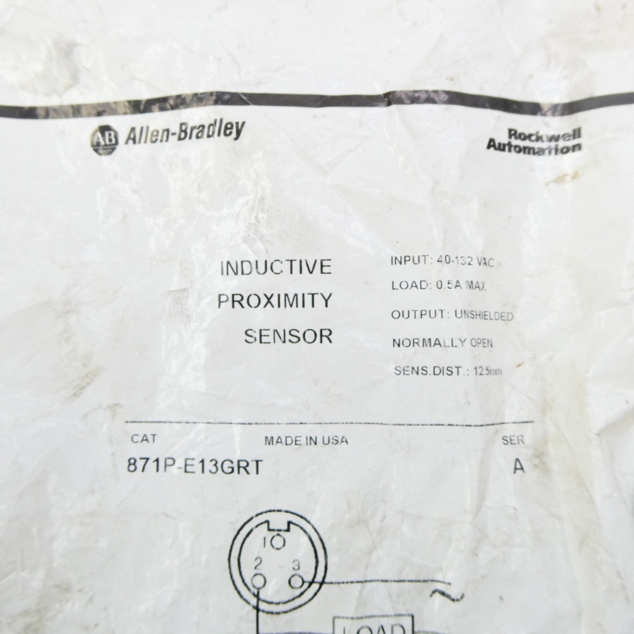 ALLEN BRALDEY 871P-E13GRT SER. A 40-132VAC NSMP