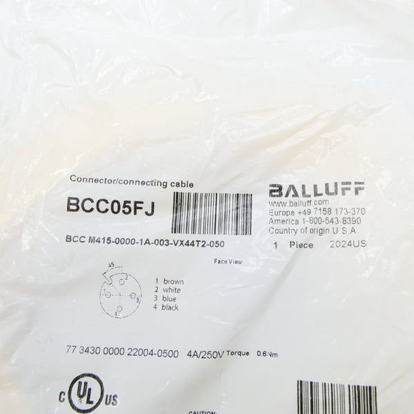 BALLUFF BCCM415-0000-1A-003-VX44T2-050 BCC05FJ NSMP