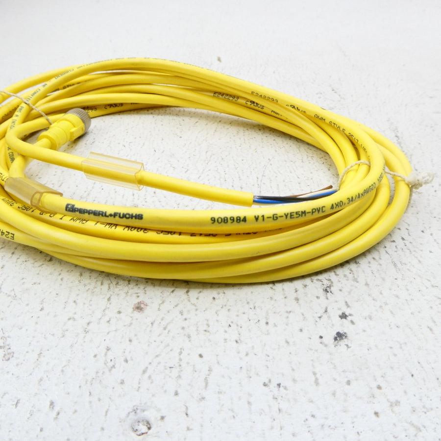 PEPPERL+FUCHS V1-G-YE5M-PVC 908984 NSNP