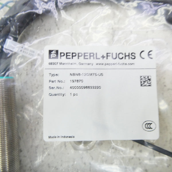 PEPPERL+FUCHS NBNB-12GM75-US 197870 NSMP