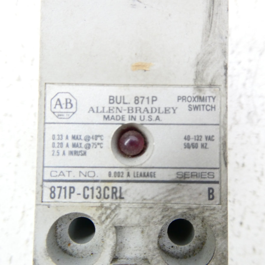 ALLEN BRADLEY 871P-C13CRL SER. B 40-132VAC NSNP