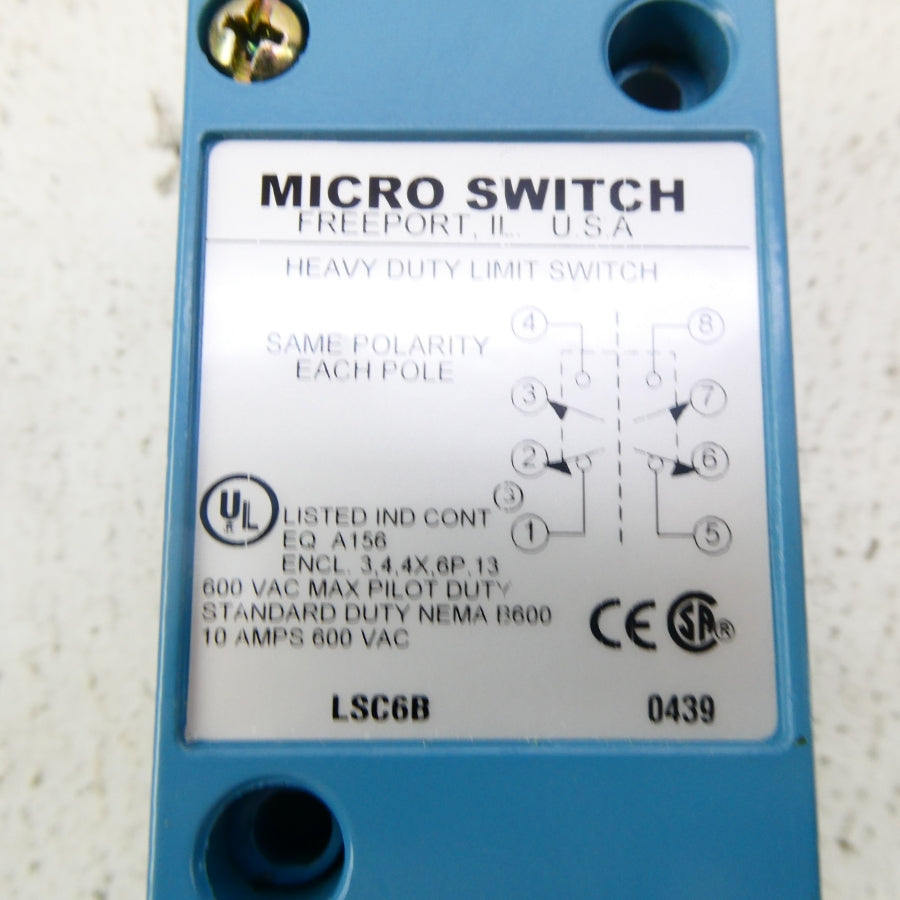 HONEYWELL LSC6B 600VAC 10A NSMP