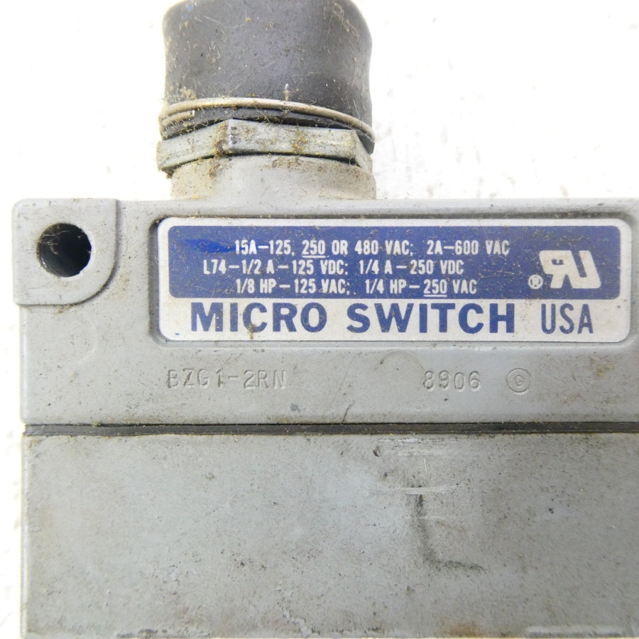 MICRO SWITCH BZG1-2RN 600VAC 2A (GREY) NSNP