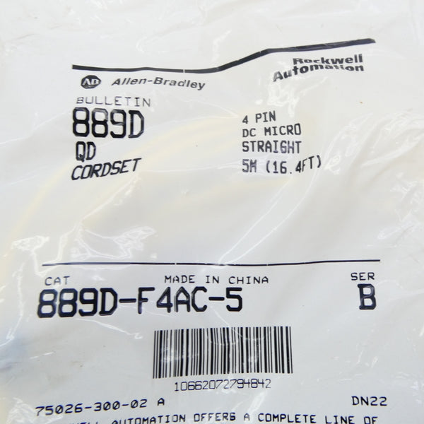 ALLEN BRADLEY 889-DF4AC-5 SER. B NSMP