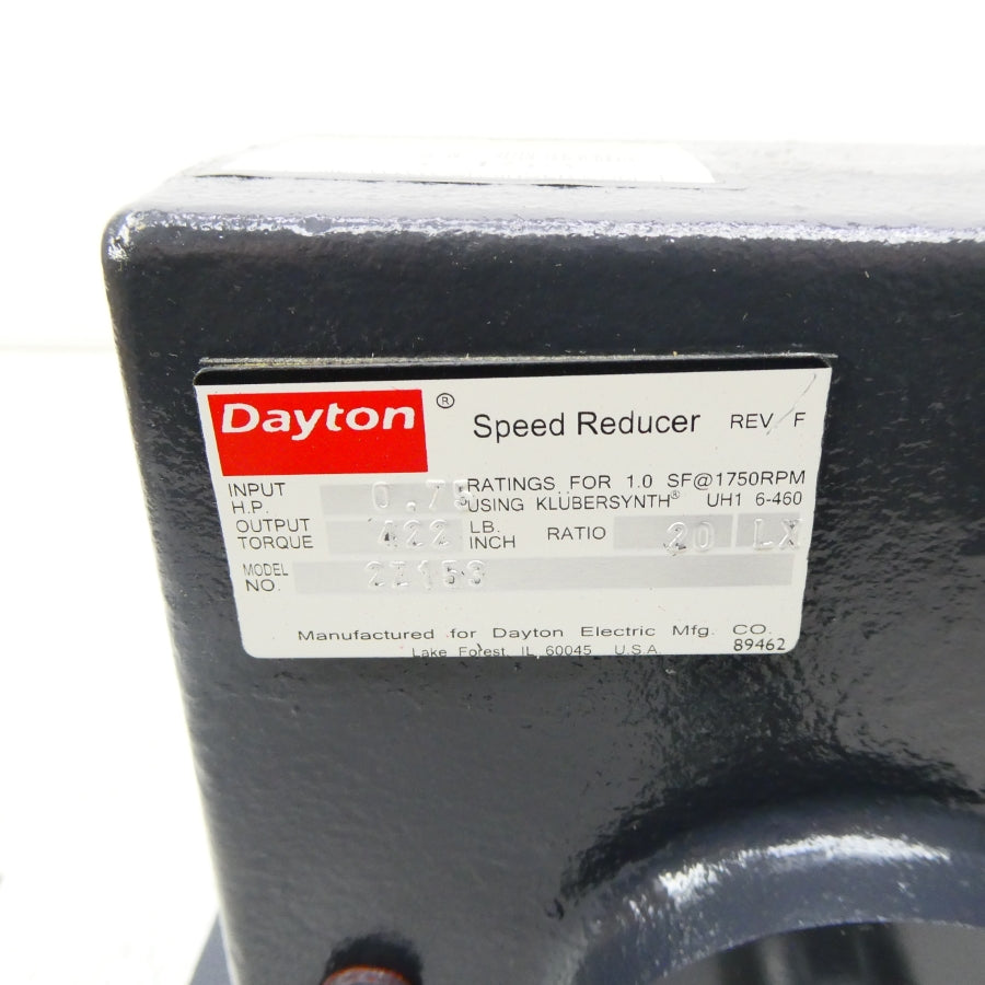 DAYTON 2Z153 REV. F NSMP