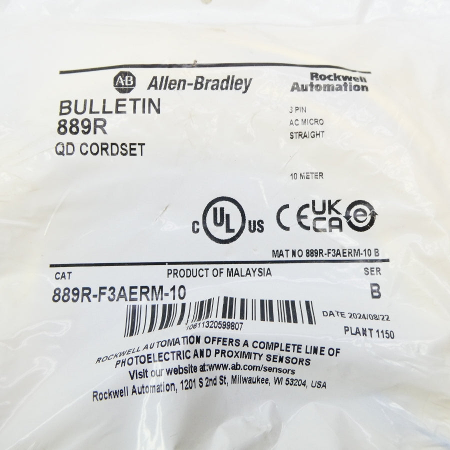 ALLEN BRADLEY 889R-F3AERM-10 SER. B NSMP