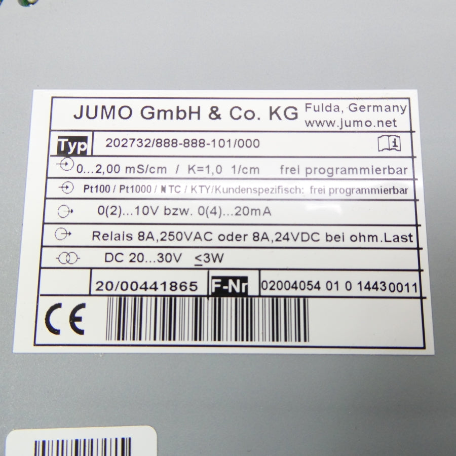 JUMO 202732/888-888-101/000 250VAC 8A NSNP