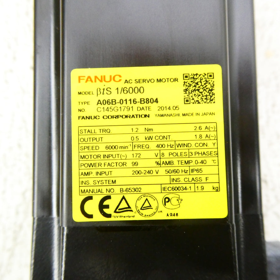 FANUC A06B-0116-B804 200-240V 1.8/2.6A NSMP