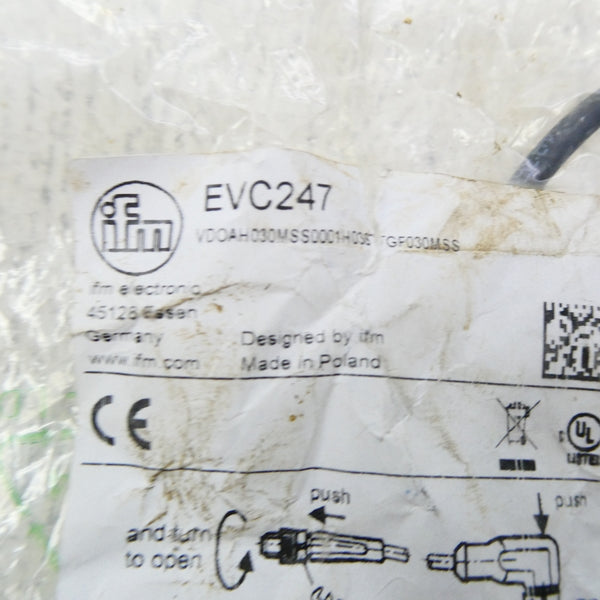 IFM EFECTOR EVC247 VDOAH030MSS0001H03STGF030MSS 50VAC 3A NSMP