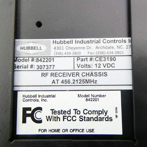HUBBELL CE3190 842201 12VDC NSNP