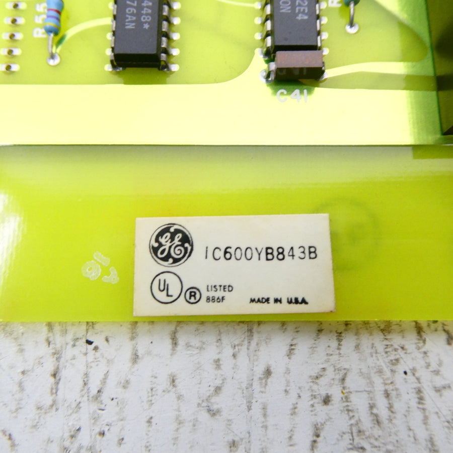GENERAL ELECTRIC IC600YB843B UNMP