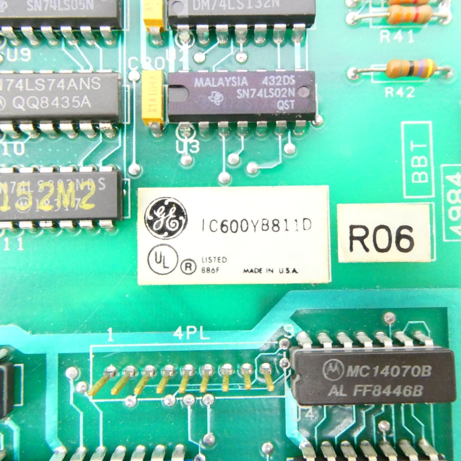 GENERAL ELECTRIC IC600YB811D NSNP