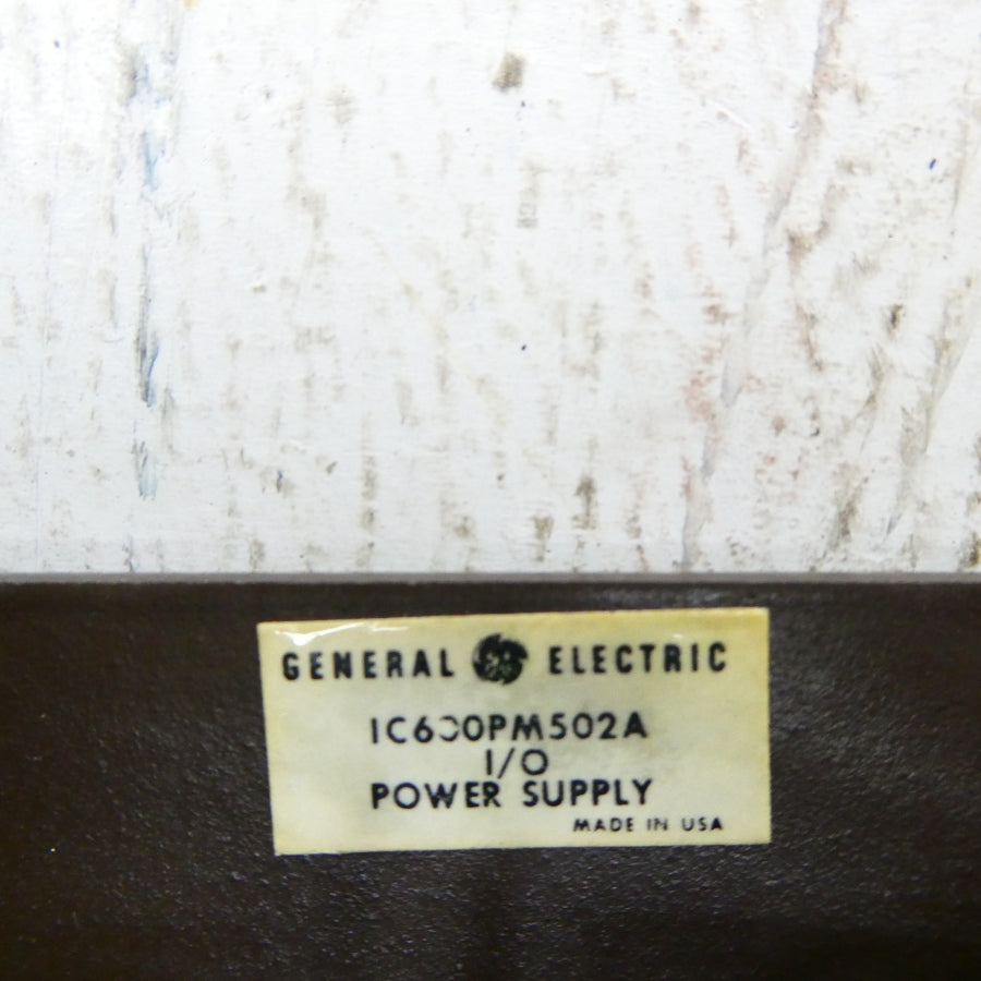 GENERAL ELECTRIC IC600PM502A NSNP