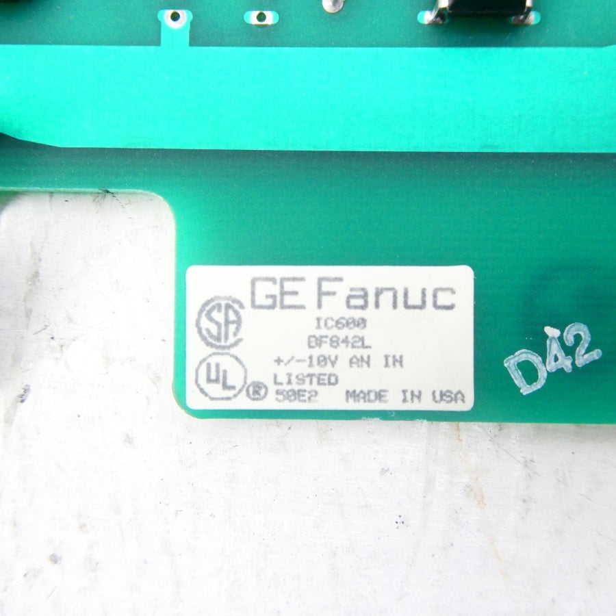 GE FANUC IC600BF842L 10V UNMP