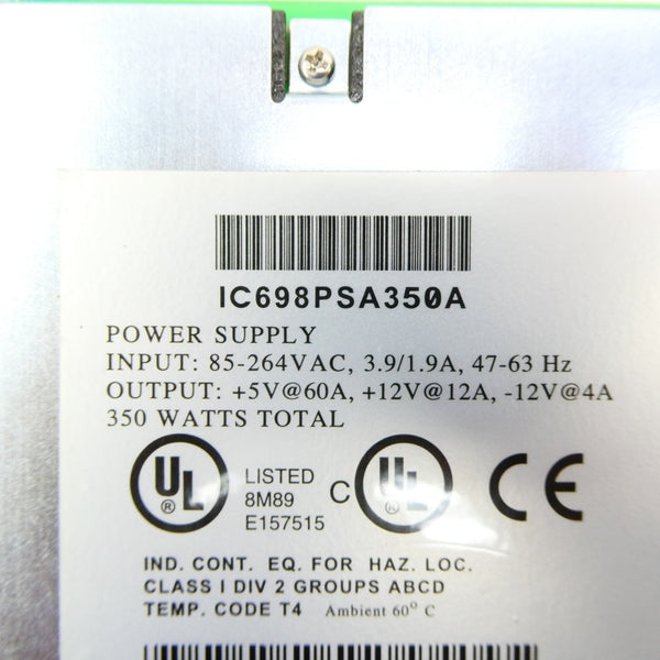 GE FANUC IC698PSA350A 85-264VAC 1.9/3.9A UNMP