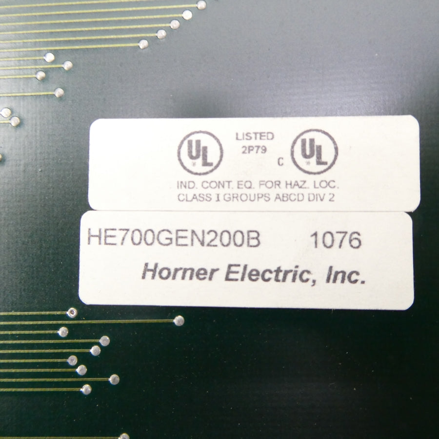 HORNER ELECTRIC HE700GEN200B UNMP