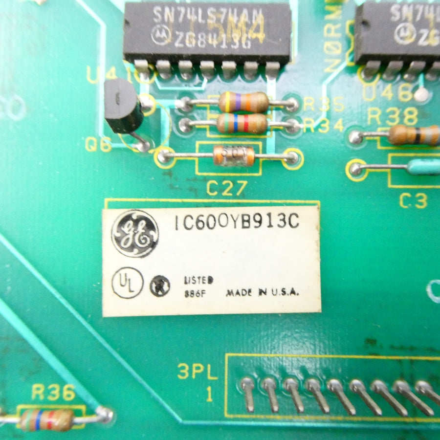 GENERAL ELECTRIC IC600YB913C UNMP