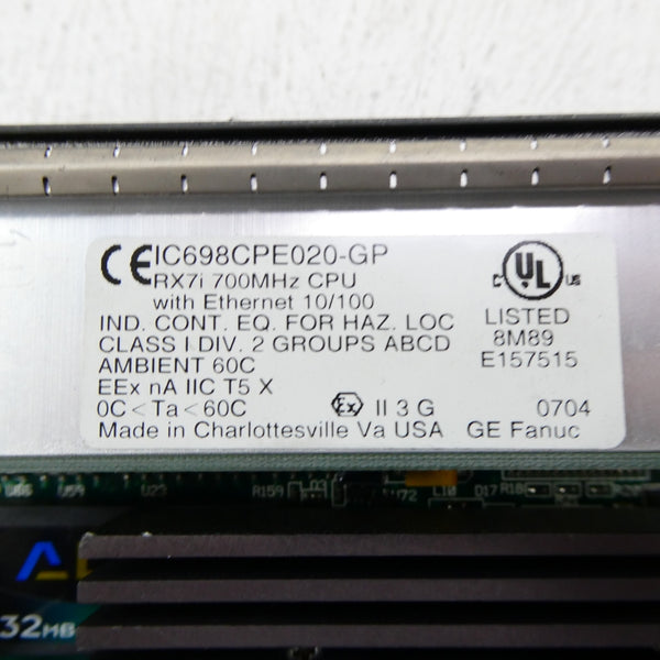 GE FANUC IC698CPE020-GP UNMP