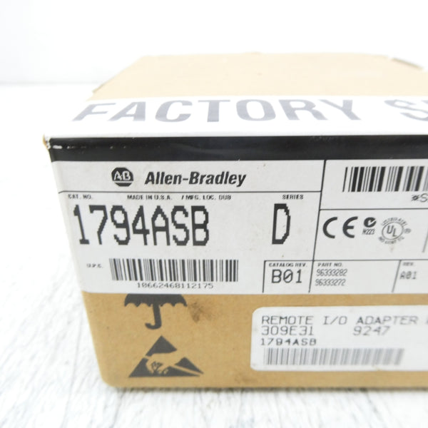 ALLEN BRADLEY 1794-ASB SER. D DATE: 2000 REV. A01 NSFS