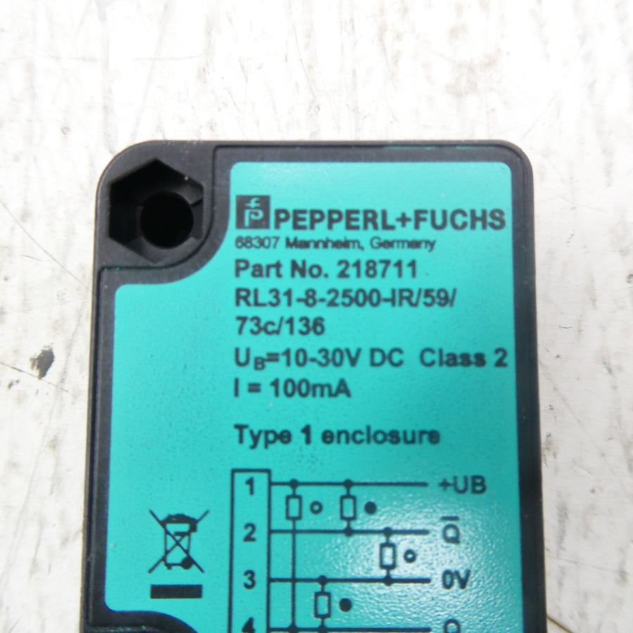 PEPPERL+FUCHS RL31-8-2500-IR/59/73C/136 218711 10-30VDC NSMP
