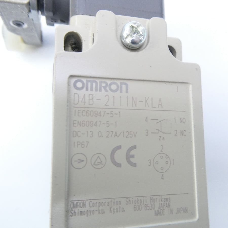 OMRON D4B-2111N-KLA 125V 0.27A NSNP