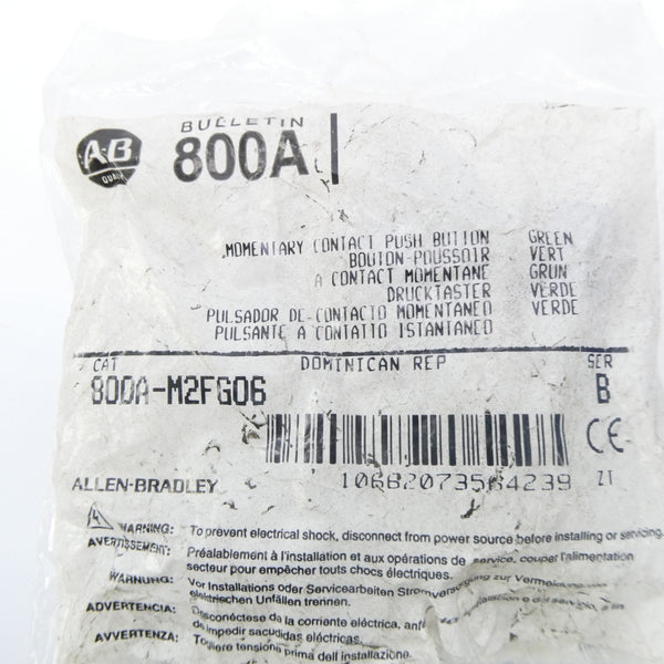 ALLEN BRADLEY 800A-M2FG06 SER. B NSMP