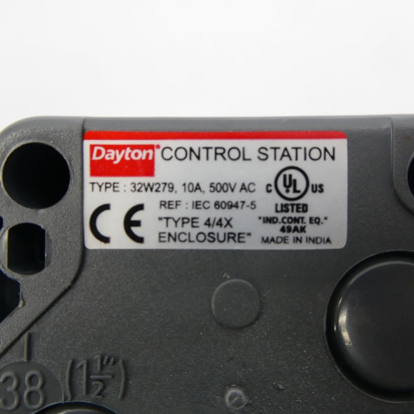 DAYTON 32W279 500VAC 10A NSMP