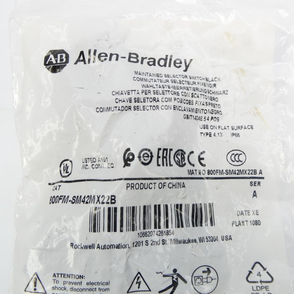 ALLEN BRADLEY 800FM-SM42MX22B SER. A NSMP