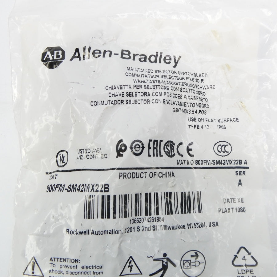 ALLEN BRADLEY 800FM-SM42MX22B SER. A NSMP