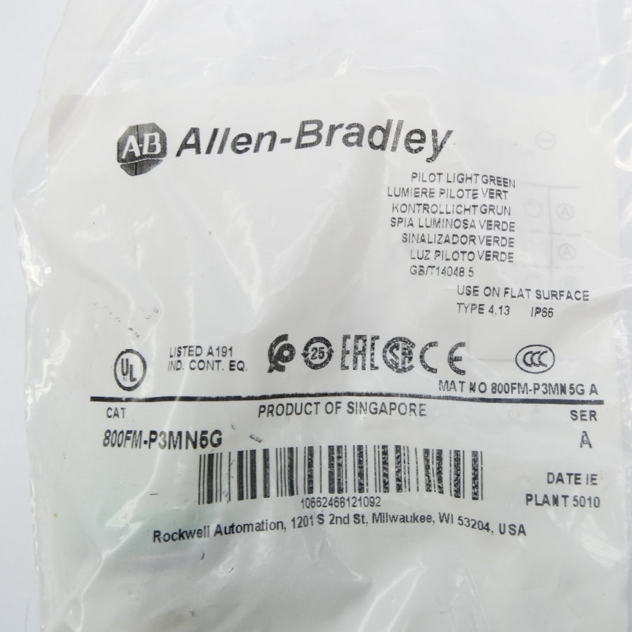 ALLEN BRADLEY 800FM-P3MN5G SER. A NSMP