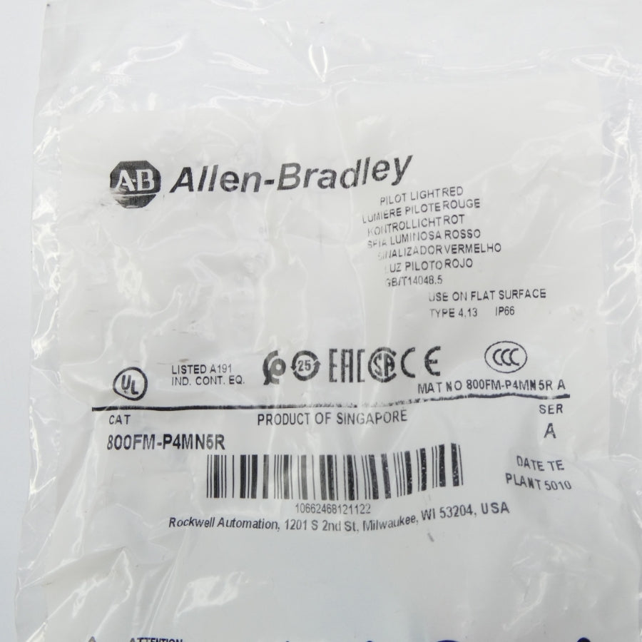 ALLEN BRADLEY 800FM-P4MN5R SER. A NSMP