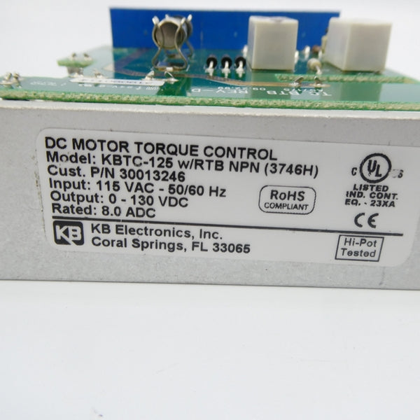 KB ELECTRONICS KBTC-125W/RTBNPN (3746H) 115VAC NSNP