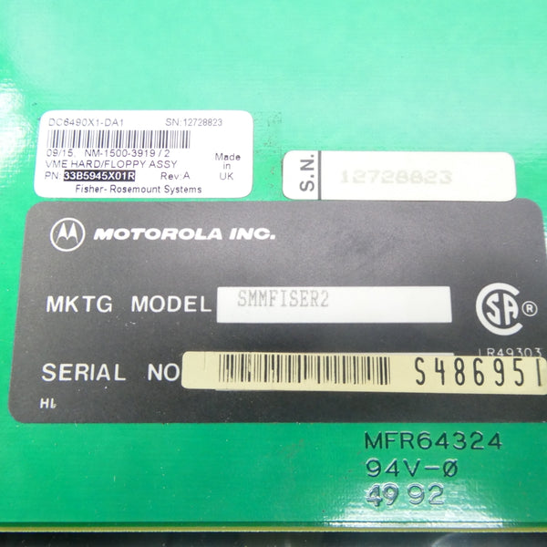 MOTOROLA SMMFISER2 33B5945X01R REV. A NSNP