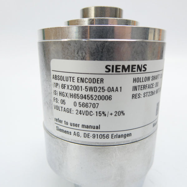 SIEMENS 6FX2001-5WD25-0AA1 24VDC NSMP