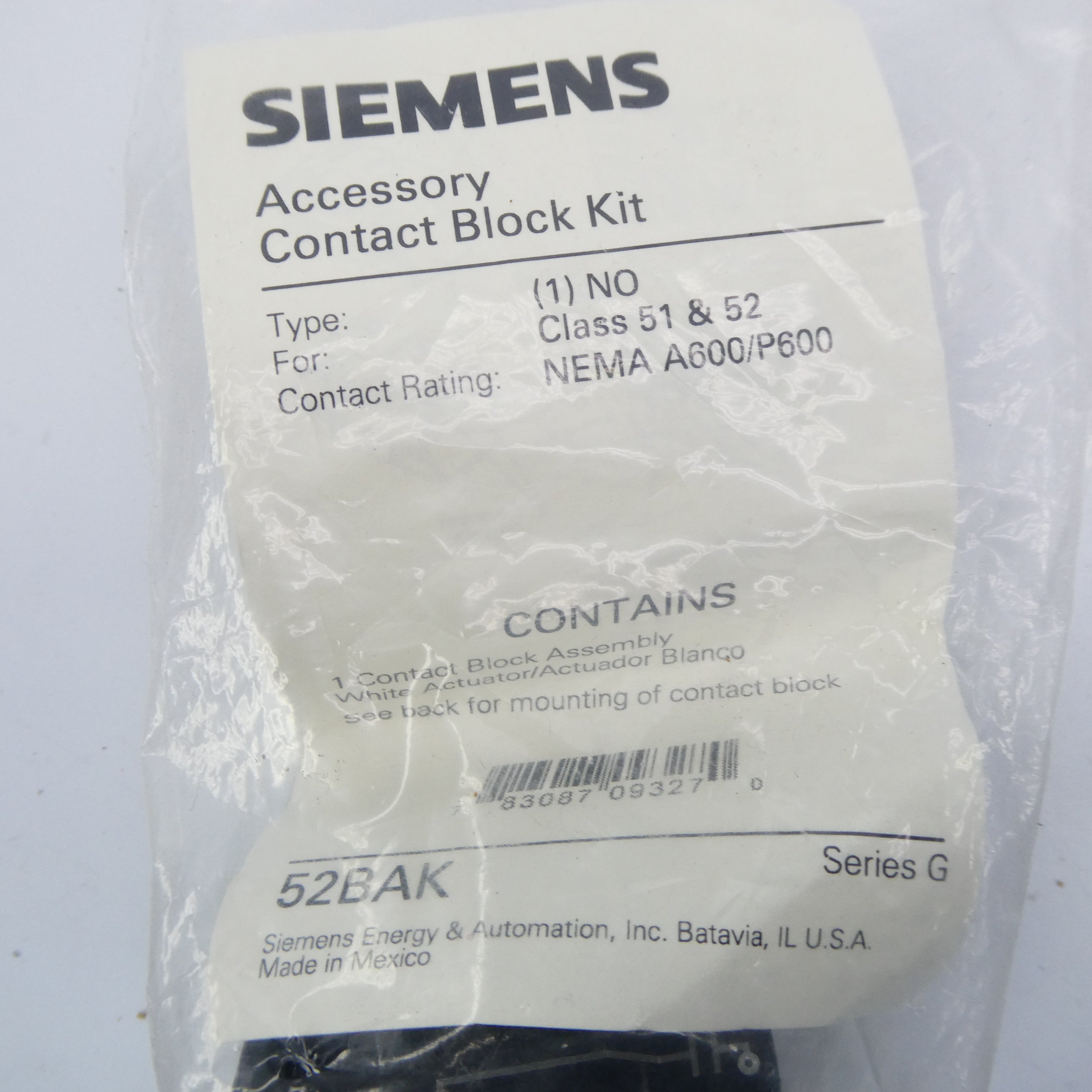 SIEMENS 52BAK SER. G NSMP