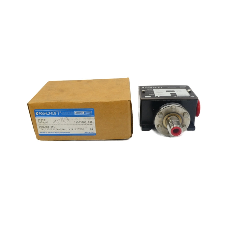 ASHCROFT B424B 480VAC 15A 3000PSI NSMP