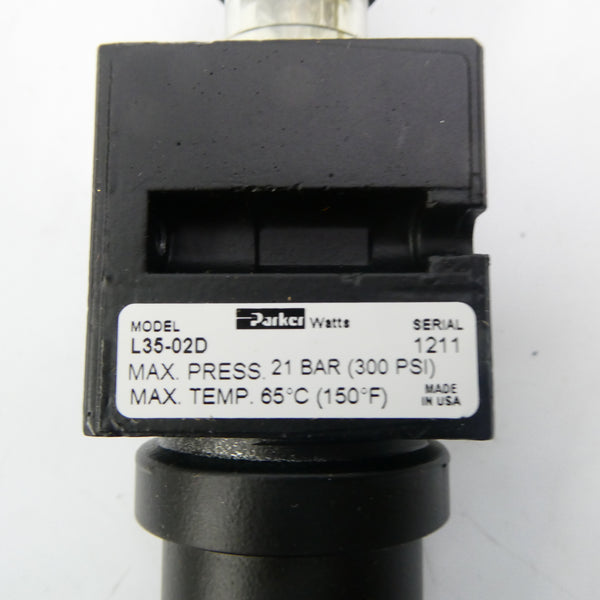 PARKER L35-02D 300PSI 1/4" NSMP