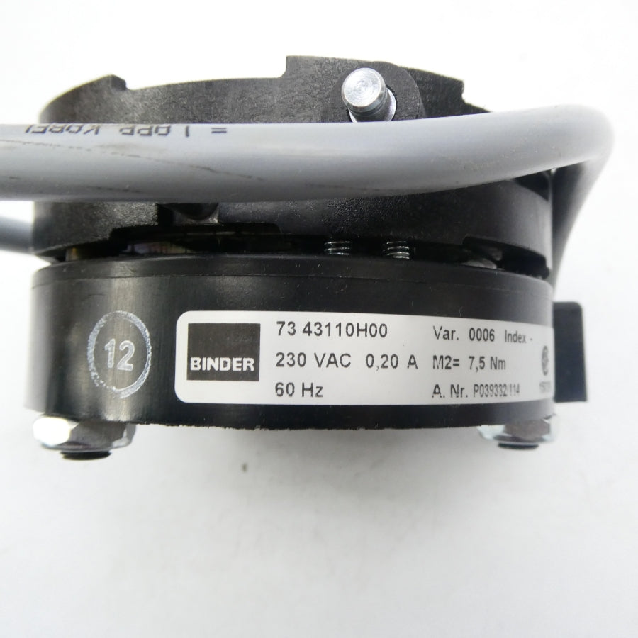 BINDER 7343110H00 230VAC 0.20A NSMP