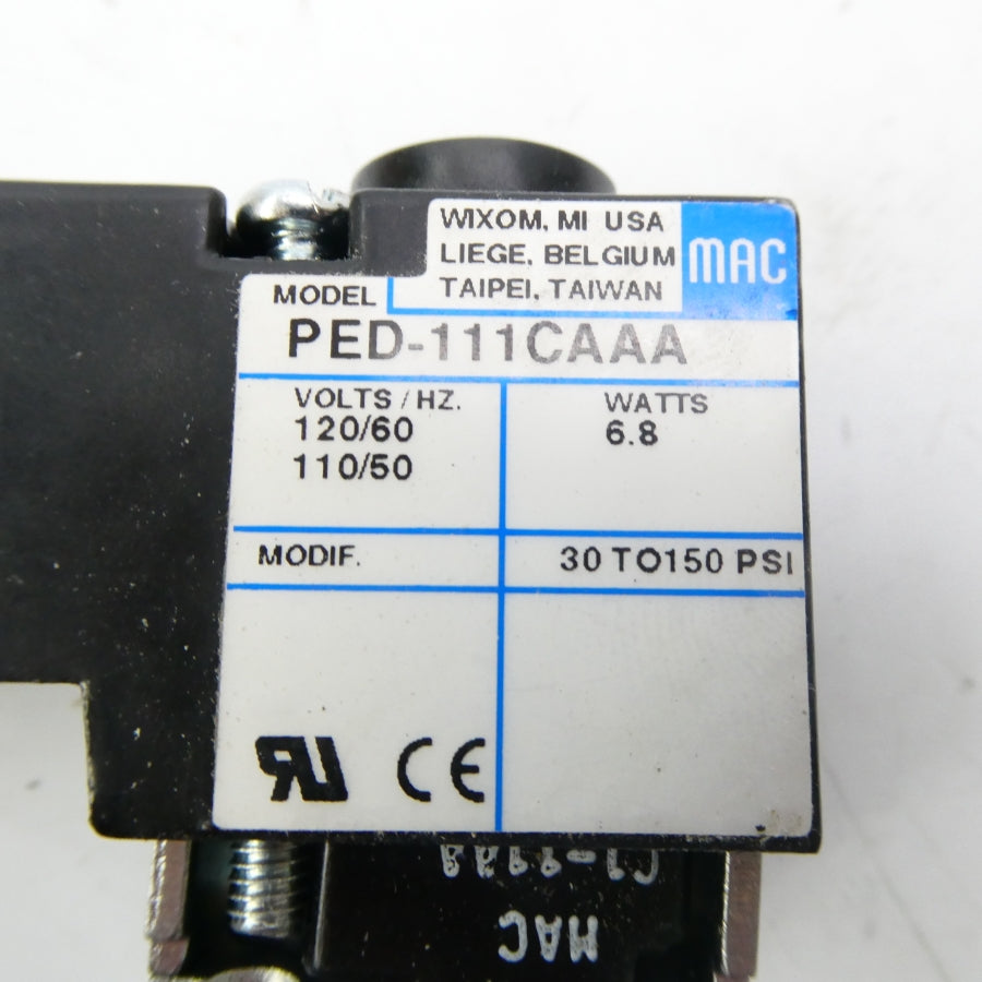 MAC PED-111CAAA 110/120V 30-150PSI NSNP