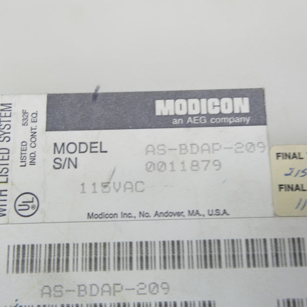 MODICON AS-BDAP-209 115VAC NSNP