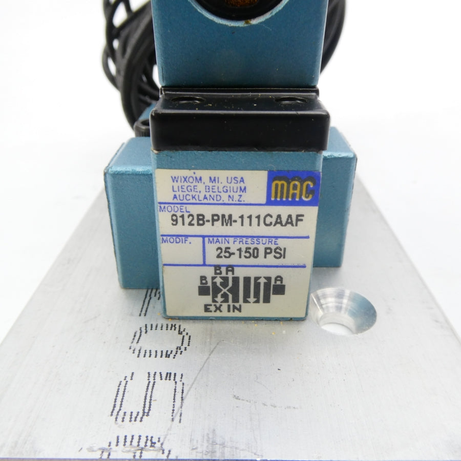 MAC 912B-PM-111CAAF 110/120V 25-150PSI UNMP